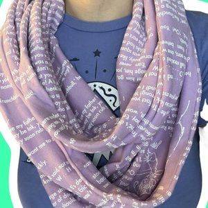 Storiarts Matilda Trunchbull Roald Dahl Lavender Infinity Scarf